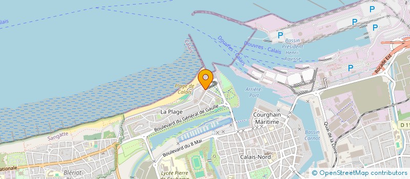 localisation de l'entreprise SYNDICAT COPROPRIETE RESIDENCE EUROPA II  CALAIS