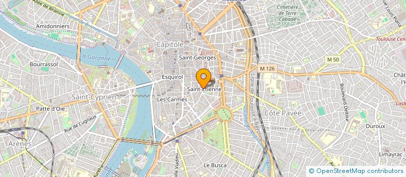 localisation de l'entreprise SYNDICAT COPROPRIETE RESIDENCE FERMAT à TOULOUSE