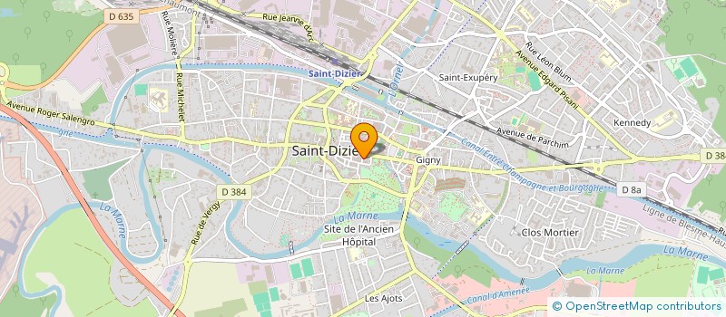 localisation de l'entreprise SYNDICAT COPROPRIETE RESIDENCE GAMBETTA à SAINT-DIZIER