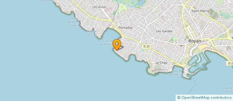 localisation de l'entreprise SYNDICAT COPROPRIETE RESIDENCE LA VIGIE  ROYAN