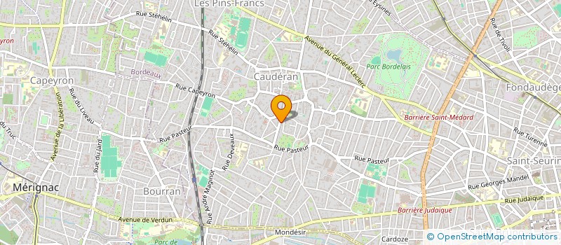 localisation de l'entreprise SYNDICAT COPROPRIETE RESIDENCE LAVOISIER  BORDEAUX