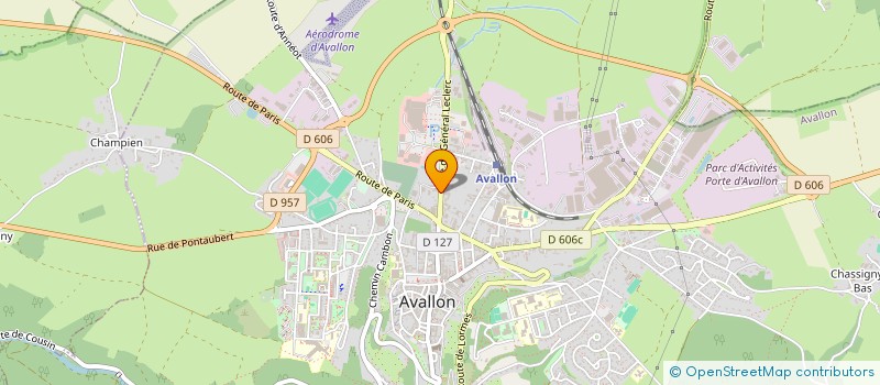 localisation de l'entreprise SYNDICAT COPROPRIETE RESIDENCE LE MORVAN à AVALLON