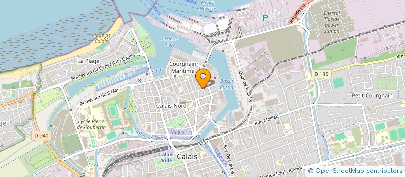 localisation de l'entreprise SYNDICAT COPROPRIETE RESIDENCE LES FLOTS  CALAIS