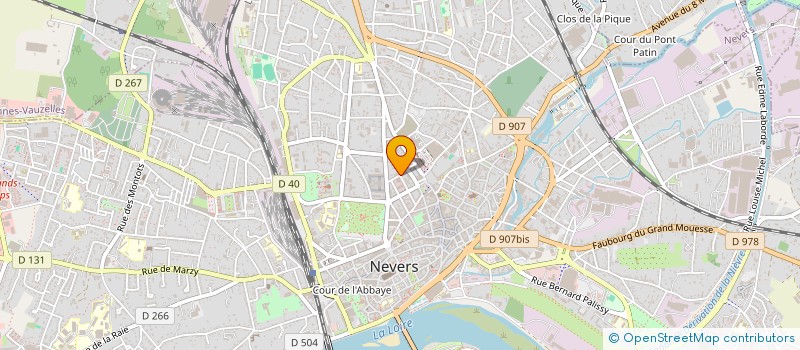 localisation de l'entreprise SYNDICAT COPROPRIETE RESIDENCE LEVAUBAN à NEVERS