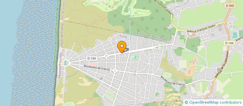 localisation de l'entreprise SYNDICAT COPROPRIETE RESIDENCE LONCHAMP  CUCQ