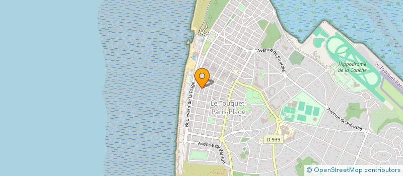 localisation de l'entreprise SYNDICAT COPROPRIETE RESIDENCE LUTETIA  LE TOUQUET-PARIS-PLAGE