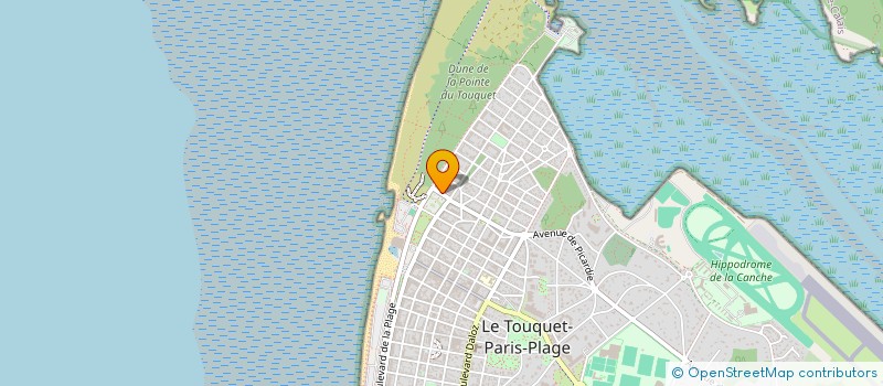 localisation de l'entreprise SYNDICAT COPROPRIETE RESIDENCE MAGDALENA  LE TOUQUET-PARIS-PLAGE