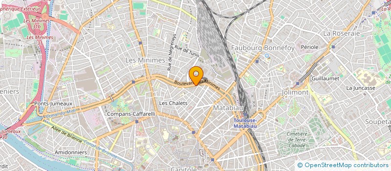 localisation de l'entreprise SYNDICAT COPROPRIETE RESIDENCE MATABIAU à TOULOUSE