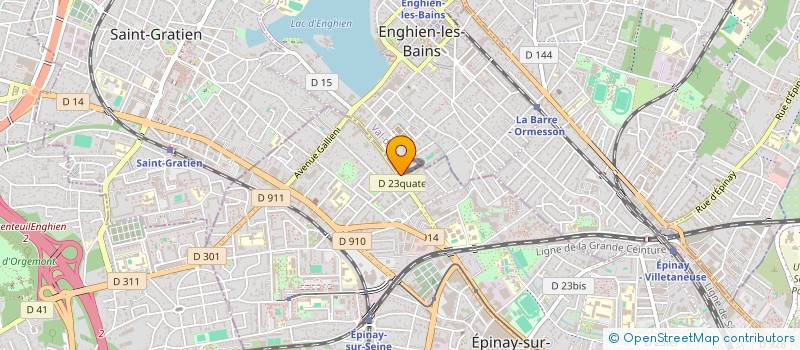 localisation de l'entreprise SYNDICAT COPROPRIETE RESIDENCE NATHALIE  ENGHIEN-LES-BAINS