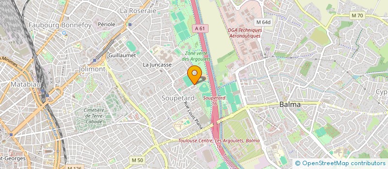 localisation de l'entreprise SYNDICAT COPROPRIETE RESIDENCE PALLADIA à TOULOUSE
