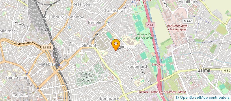 localisation de l'entreprise SYNDICAT COPROPRIETE RESIDENCE PONCELET à TOULOUSE