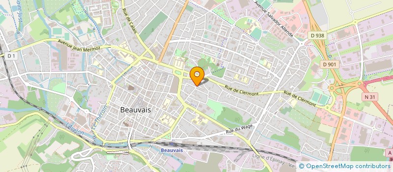 localisation de l'entreprise SYNDICAT COPROPRIETE RESIDENCE ST ANDRE  BEAUVAIS