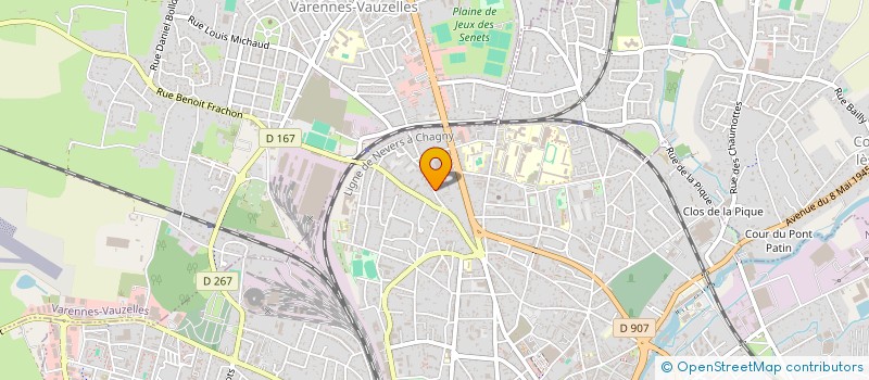 localisation de l'entreprise SYNDICAT COPROPRIETE RESIDENCE VERTE à NEVERS