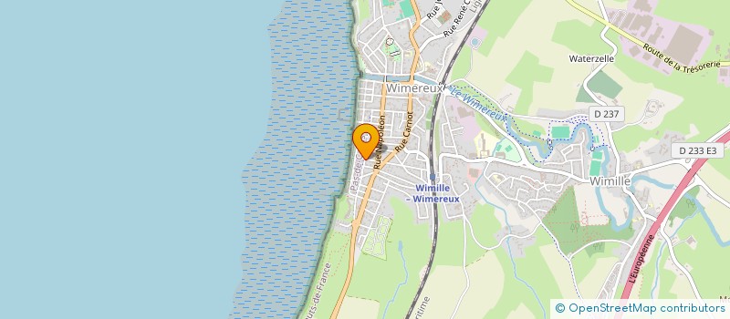 localisation de l'entreprise SYNDICAT COPROPRIETE RESIDENCE YORANA à WIMEREUX