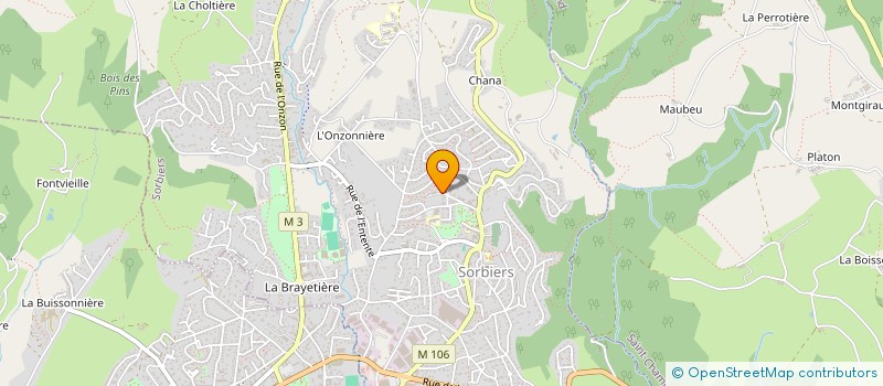 localisation de l'entreprise SYNDICAT COPROPRIETE ROLAND GARROS  SORBIERS