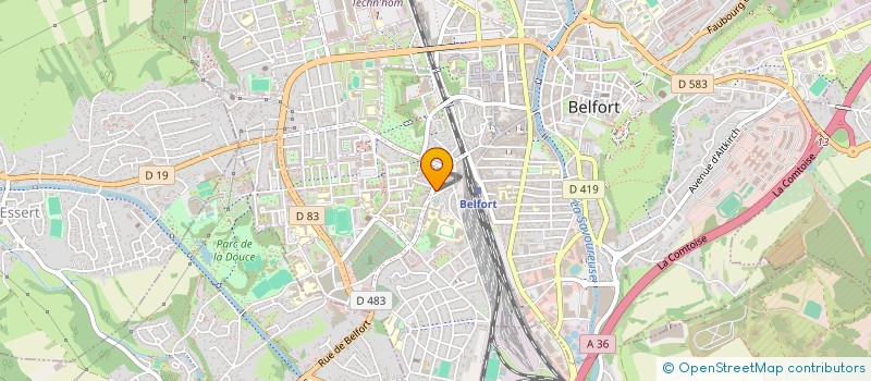 localisation de l'entreprise SYNDICAT COPROPRIETE ROND POINT LYCEE à BELFORT