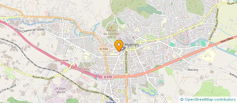 localisation de l'entreprise SYNDICAT COPROPRIETE ROY SOLEIL à HYERES