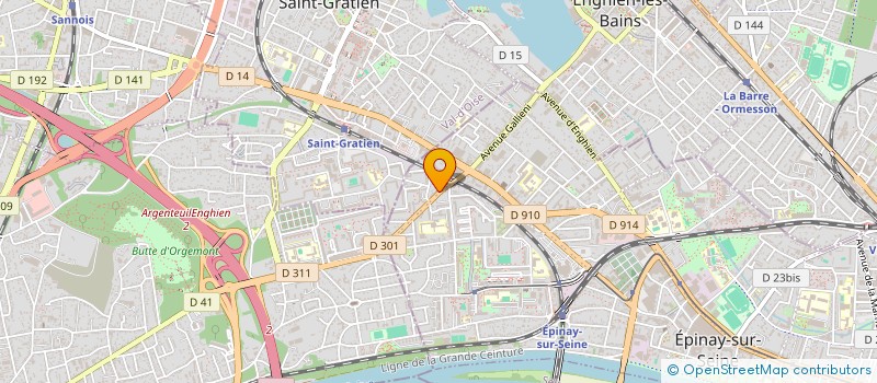 localisation de l'entreprise SYNDICAT COPROPRIETE RTE D ARGENTEUIL à EPINAY-SUR-SEINE