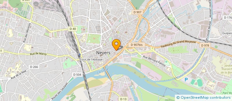 localisation de l'entreprise SYNDICAT COPROPRIETE RUE DE L'ORATOIRE à NEVERS