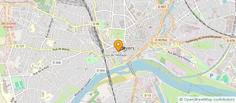 localisation de l'entreprise SYNDICAT COPROPRIETE RUE DU 14 JUILLET à NEVERS