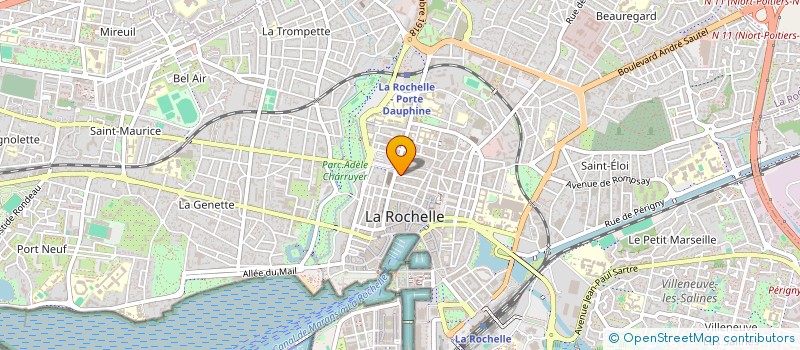 localisation de l'entreprise SYNDICAT COPROPRIETE RUE FLEURIAU  LA ROCHELLE