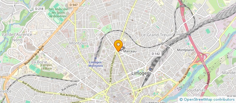 localisation de l'entreprise SYNDICAT COPROPRIETE SADI CARNOT à LIMOGES