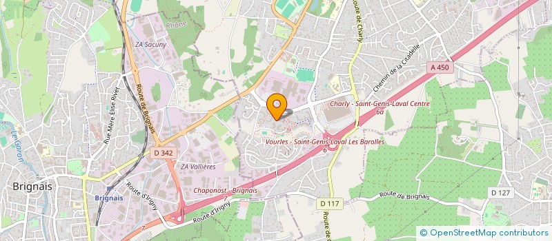 localisation de l'entreprise SYNDICAT COPROPRIETE SAINT GENIS 2  SAINT-GENIS-LAVAL