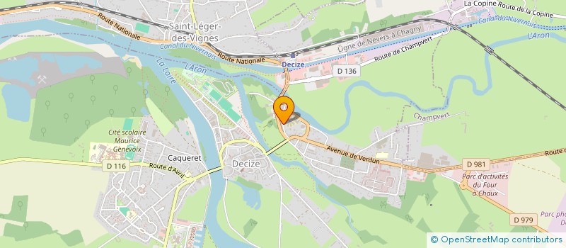 localisation de l'entreprise SYNDICAT COPROPRIETE SAINT PRIVE  DECIZE