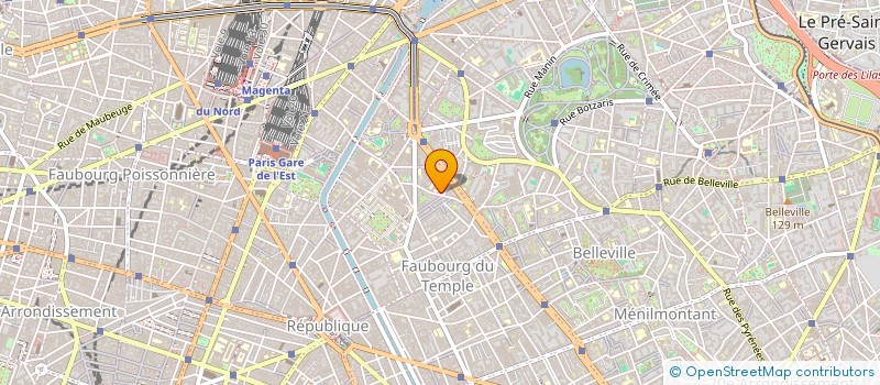 localisation de l'entreprise SYNDICAT COPROPRIETE SAMBRE ET MEUSE  PARIS