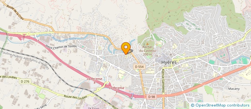 localisation de l'entreprise SYNDICAT COPROPRIETE SAN CARLO à HYERES