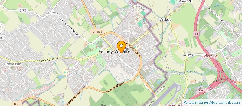 localisation de l'entreprise SYNDICAT COPROPRIETE SANALO à FERNEY-VOLTAIRE
