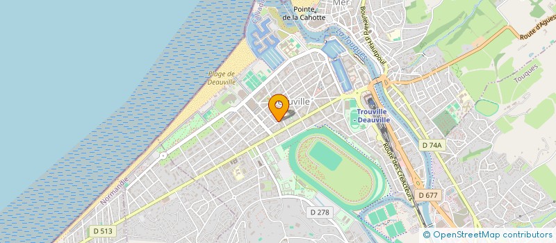 localisation de l'entreprise SYNDICAT COPROPRIETE SCI PORTE OCEANE  DEAUVILLE