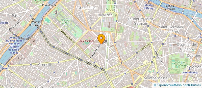 localisation de l'entreprise SYNDICAT COPROPRIETE SEGUR  PARIS