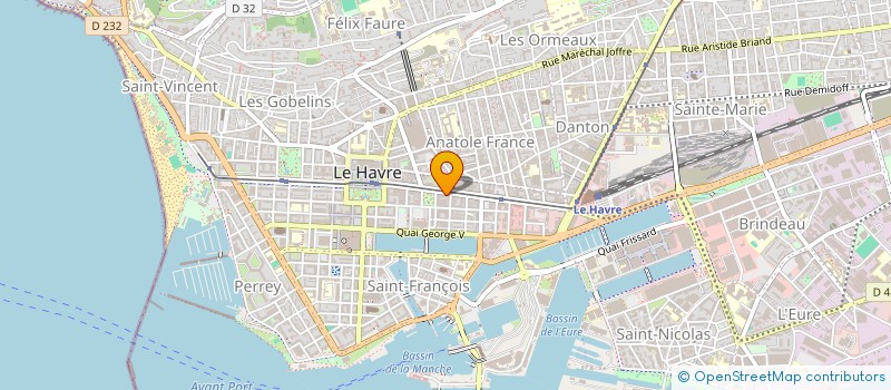 localisation de l'entreprise SYNDICAT COPROPRIETE STRASBOURG à LE HAVRE