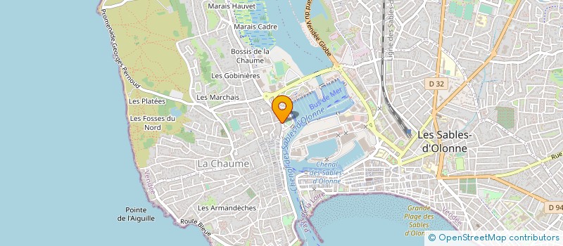 localisation de l'entreprise SYNDICAT COPROPRIETE THALASSA à LES SABLES D'OLONNE