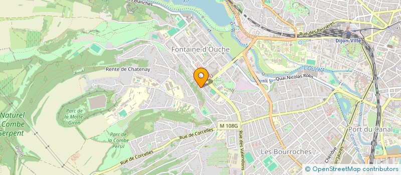 localisation de l'entreprise SYNDICAT COPROPRIETE TIRE PESSEAU  DIJON