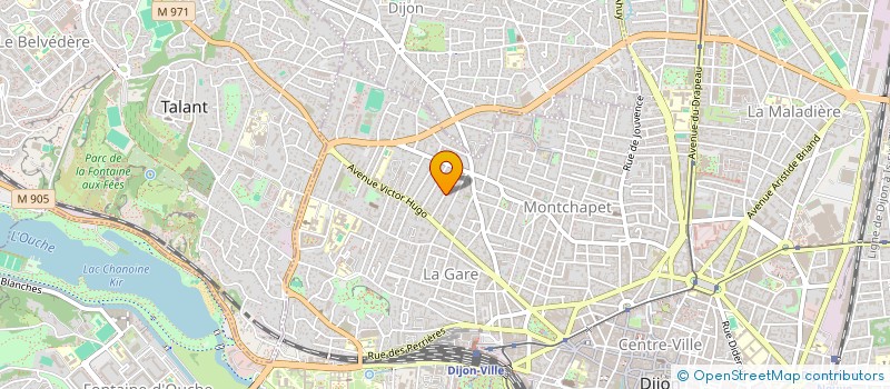 localisation de l'entreprise SYNDICAT COPROPRIETE TOISON D'OR  DIJON