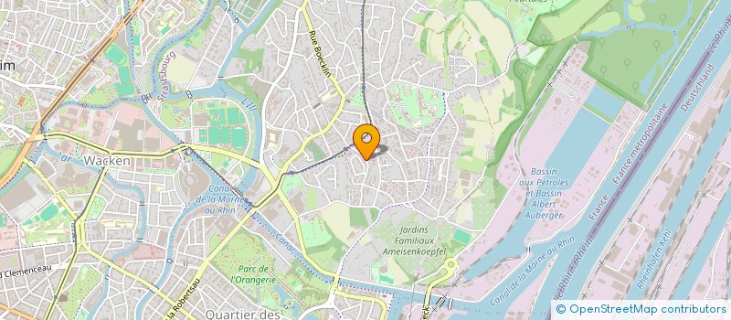 localisation de l'entreprise SYNDICAT COPROPRIETE TOURMALINES  STRASBOURG