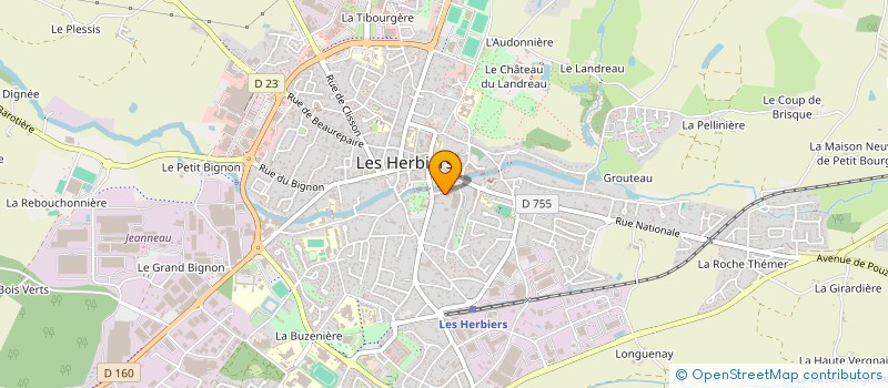 localisation de l'entreprise SYNDICAT COPROPRIETE TOURNIQUET  LES HERBIERS