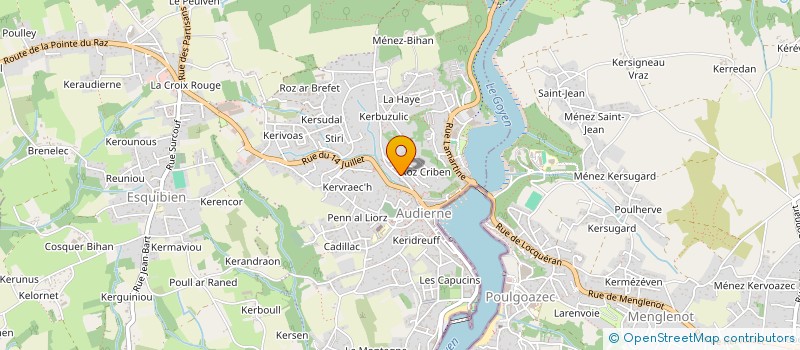 localisation de l'entreprise SYNDICAT COPROPRIETE TRISKELL  AUDIERNE