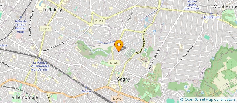 localisation de l'entreprise SYNDICAT COPROPRIETE VARENNE à GAGNY