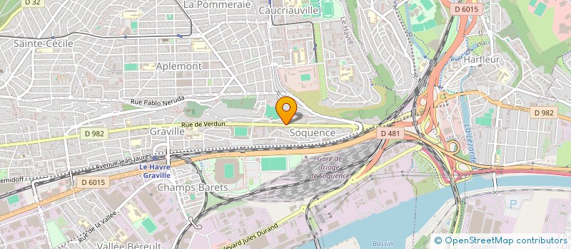 localisation de l'entreprise SYNDICAT COPROPRIETE VERDUN à LE HAVRE