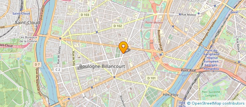 localisation de l'entreprise SYNDICAT COPROPRIETE VICTOR HUGO à BOULOGNE-BILLANCOURT