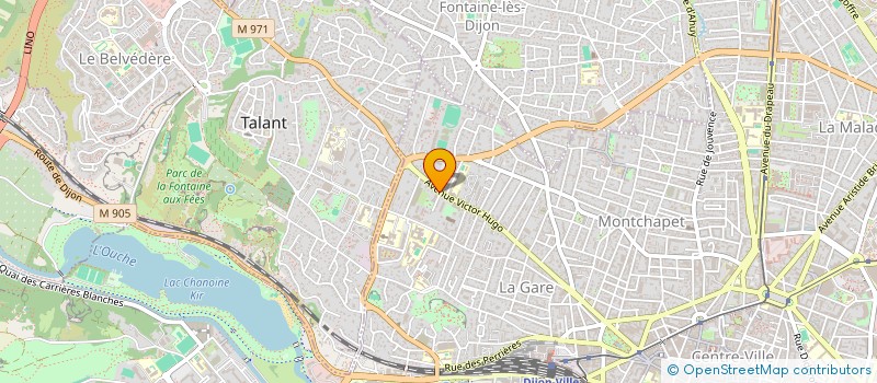 localisation de l'entreprise SYNDICAT COPROPRIETE VICTOR HUGO 129  DIJON