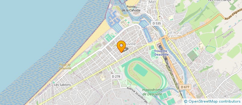 localisation de l'entreprise SYNDICAT COPROPRIETE VILLA HOCHE  DEAUVILLE