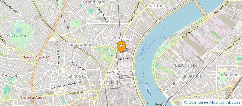 localisation de l'entreprise SYNDICAT COPROPRIETE XAVIER ARNOZAN  BORDEAUX