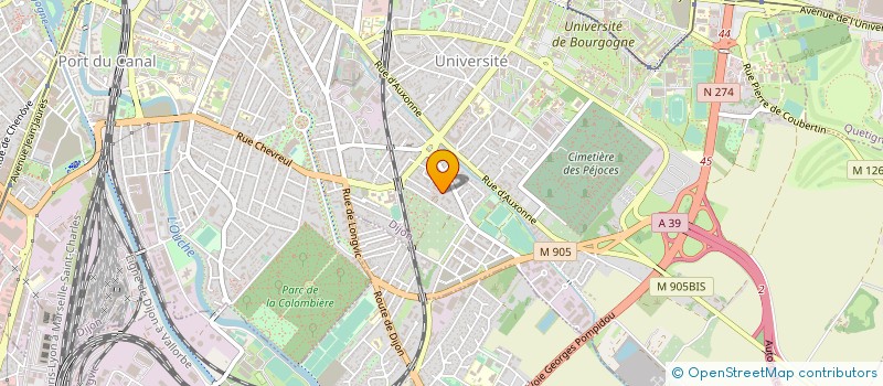 localisation de l'entreprise SYNDICAT COPROPRIETE ZAMENHOFF  DIJON