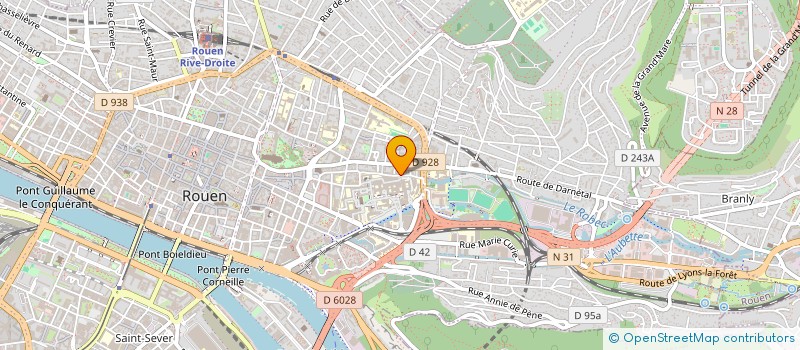 localisation de l'entreprise SYNDICAT COPROPRIETES DU 80 EAU DE ROBEC à ROUEN