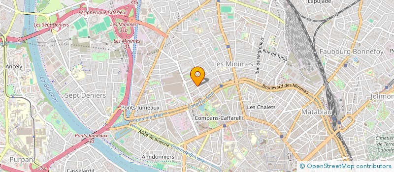 localisation de l'entreprise SYNDICAT COPROPRIETES LE PETIT TRIANON  TOULOUSE