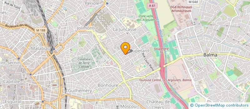 localisation de l'entreprise SYNDICAT COPROPRIETES RESIDENCE BIGORRE à TOULOUSE